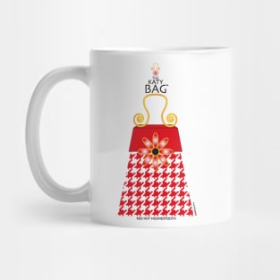 The Katy Bag / Red Hot Houndstooth Mug